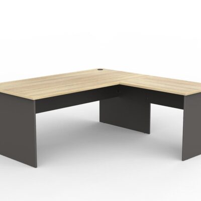 OL AltoSystem Straight Desk with Desk Return