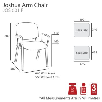 MA Joshua Visitor Arm Chair