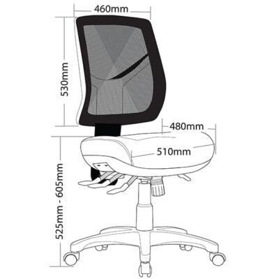 ST Chelsea Mesh Back Task Chair