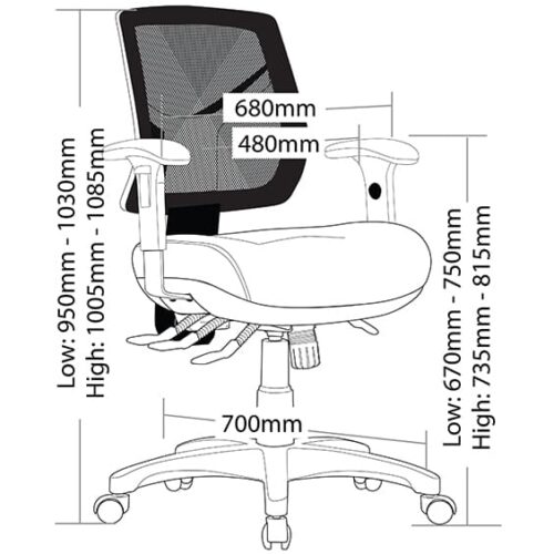 ST Chelsea Mesh Back Task Chair