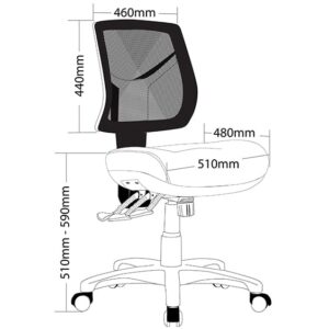 ST Chelsea Mesh Back Ergonomic Task Chair