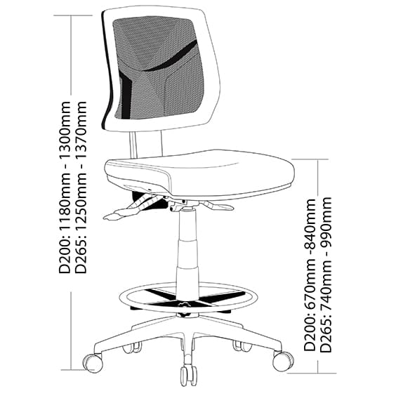 ST Vesta Drafting Chair