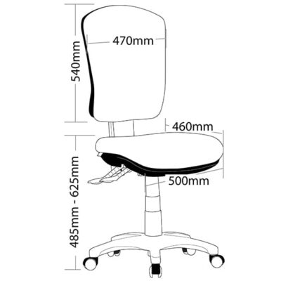 ST Oriel Fabric Upholstered Task Chair