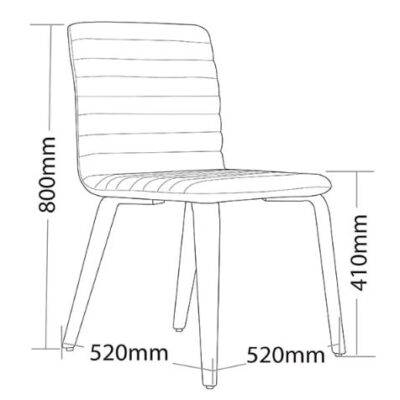 ST Smoke Timber Legs Fabric Upholstered Breakout Chair- Natural