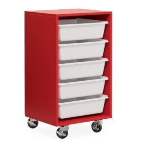 DD Canoona 5 Mobile Tote Box Melamine Trolley