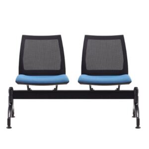 ST Vinn Mesh Back Fabric Upholstered Seat Beam Seating