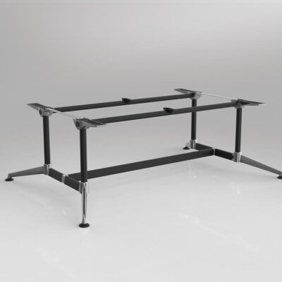 OL Modulus Meeting Table Twin Post Single Span Frame