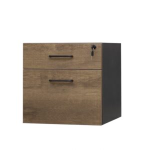GP Regal System Commercial Office Fixed Desk Pedestal 1 Drawer + 1 File
