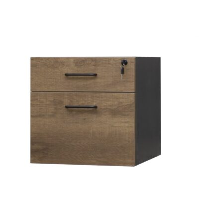 GP Regal System Commercial Office Fixed Desk Pedestal 1 Drawer + 1 File