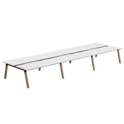 OL Plantation 6 Users Double – Sided Desk