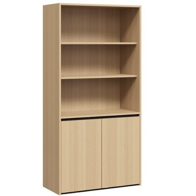 DD Shadowline Cupboard – Half Bookshelf + Storage