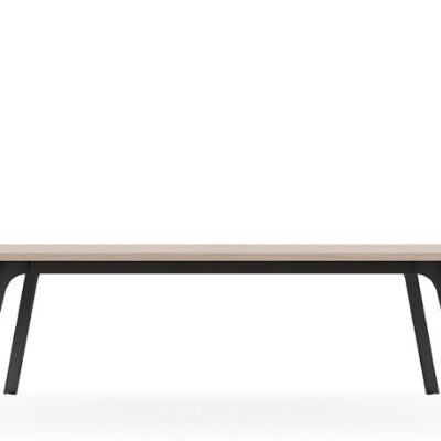 DD Toro Boardroom Table with Metal Base