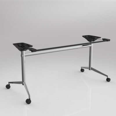 UNI Flip Chrome Table Frame to Suit Worksurface Size of 1500-1900mm
