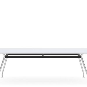 DD Apollo Boardroom Table with Polished Steel Base