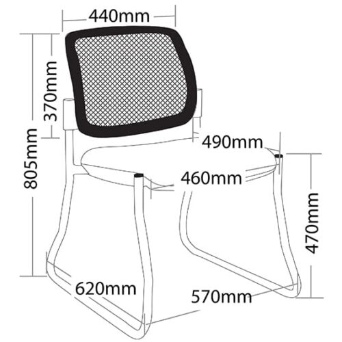 ST Vesta Mesh Back Task Chair