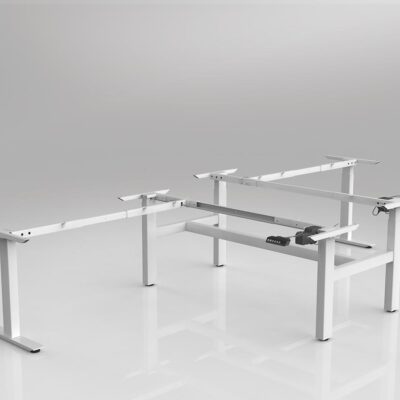 OL Agile Electric 2-Column 90° Shared Workstation Frame