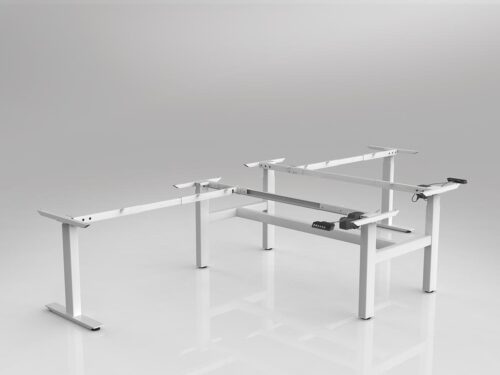 OL Agile Electric 2-Column 90° Shared Workstation Frame