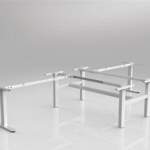 OL Agile 90° Shared Workstation Frame to Suit 2x 2100mm x 2100mm