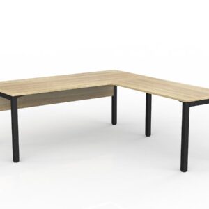 OL Axis Desk with Return and Modesty