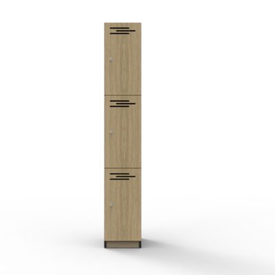 RL 3 Door Melamine Locker